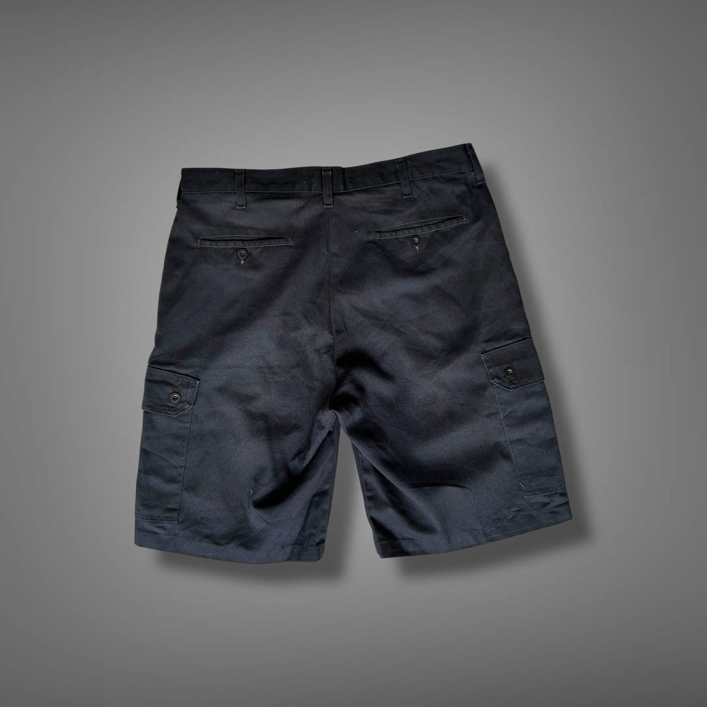 Vintage Cargo Shorts Schwarz
